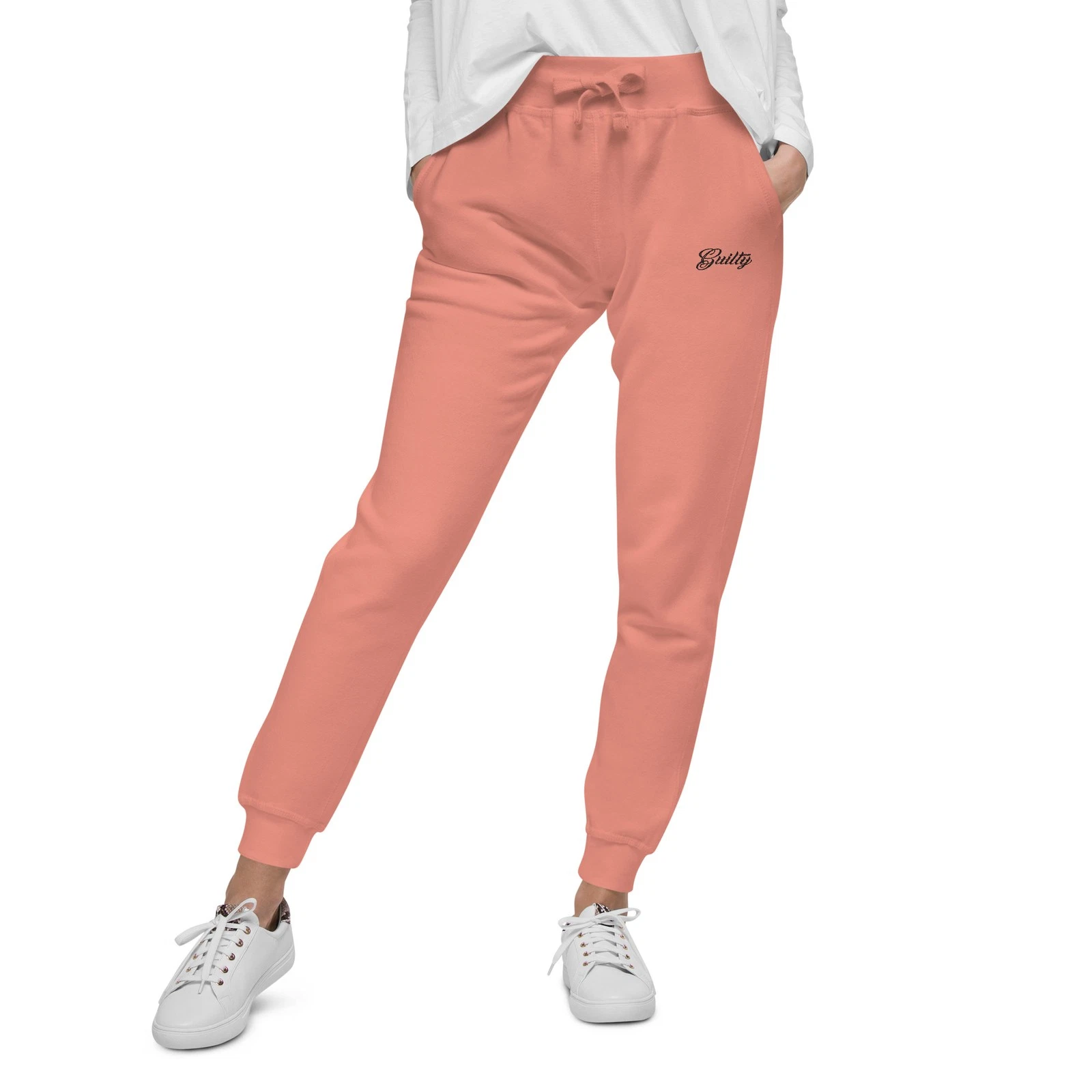 Unisex Fleece Sweatpants – Soft Rose Joggers | Guilty Sweats
