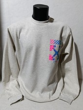 Off-White Sweatshirt eisfarben meliert, Gr. 3...