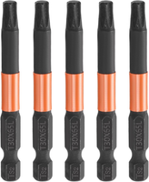 "5 StüCk T30 Torx Bit Schraubendreher Bit Set 65Mm Lang 1/4\" Magnetisch Sechskant"