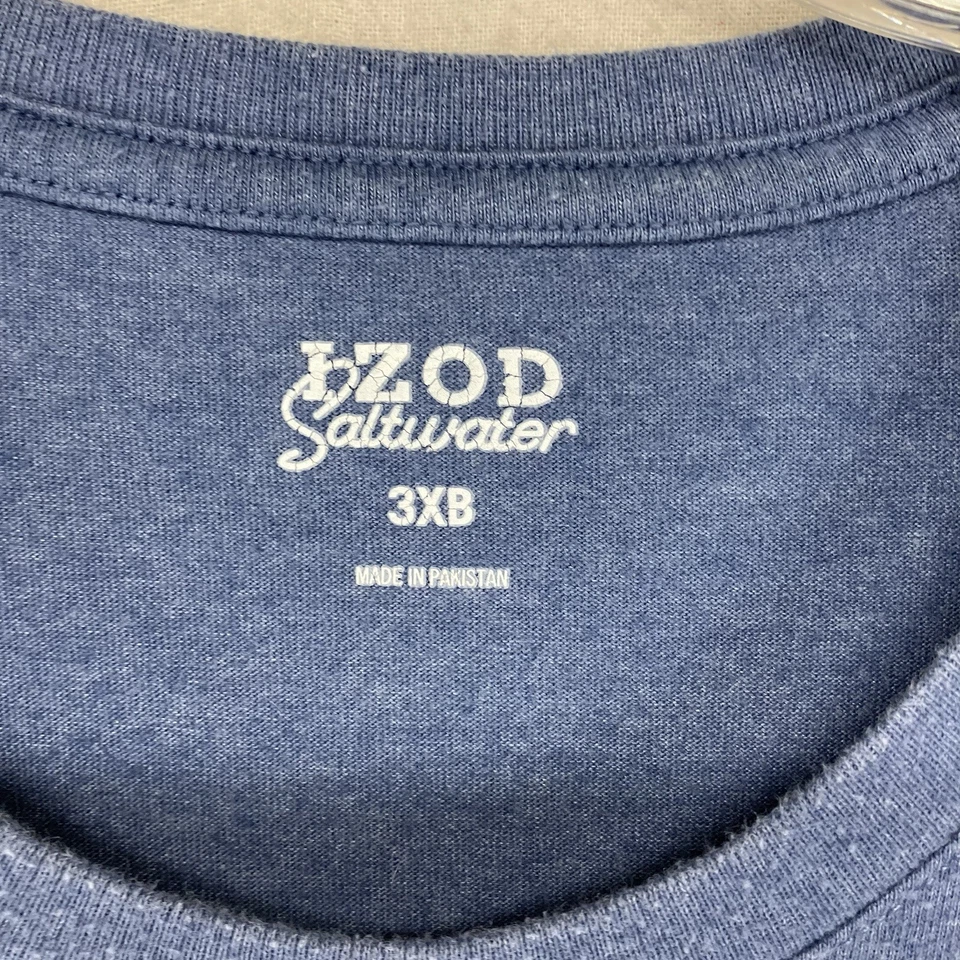 Camiseta Para Hombre Grande y Alta 3XB Manga Corta IZOD Agua Salada Divertida Perro Gráfico Suave Foto 3 de 4