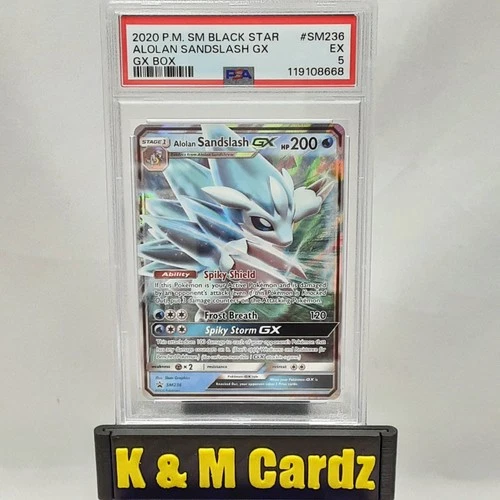 Pokemon - Alolan Sandslash GX - #SM236 - Graded PSA 5