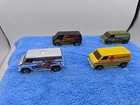 Vintage Hot Wheels Supervan Lot Of 4!  Black Wall!
