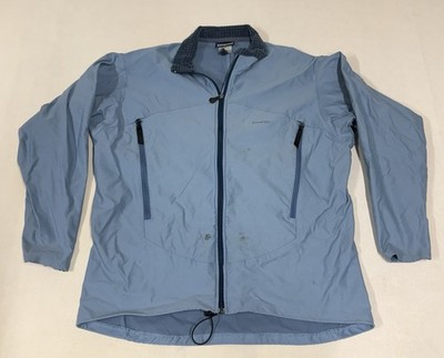 Vtg Patagonia Men's L Slingshot Zip Up Jacket Blue Canada