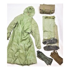 Genuine Polish Army Protective Suit OP-1-Size 2-Military Surplus-FULL SET-USED