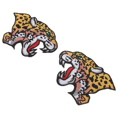 2 Pcs Leoparden-patch Aufnäher Für Jacken Stickflecken Kleidung Patches - Bild 1 von 4
