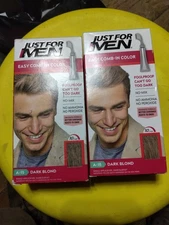 2x Just For Men Easy Comb In Formula Men's Hair Color Dark Blond A-15