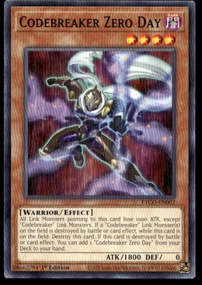 Codebreaker Zero Day Eternity Code ETCO-EN002 MP YuGiOh TCG | Buy 3 Get 5 Free