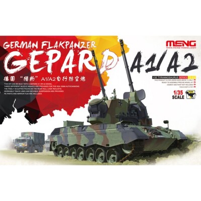 Meng #TS-030 1/35 Gepard A1/A2 German Flakpanzer