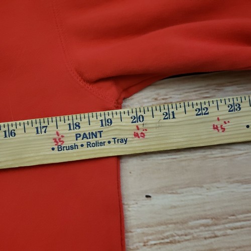 Champion Sweater Youth Extra Large Red White Hoodie Spellout Logo Sweatshirt Boy - Picture 7 of 9