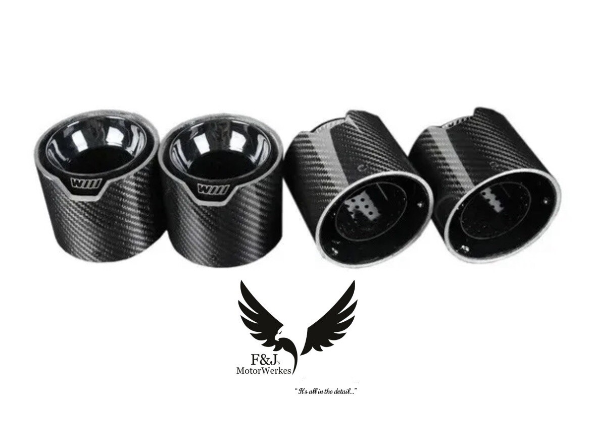 Bmw Exhaust Tip M Performance Carbon M2 M3 M4 G80 G81 G82 G83 G87- 4 ...