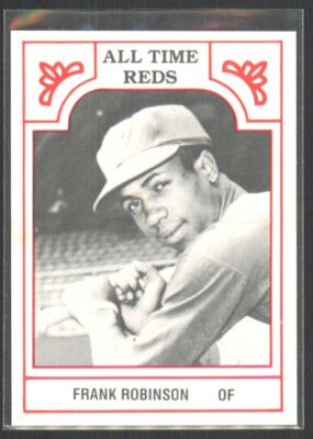 1986 TCMA All-Time Cincinnati Reds White Border Frank Robinson