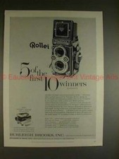1961 Rollei Rolleiflex F Camera Ad - 5 of 10 Winners 