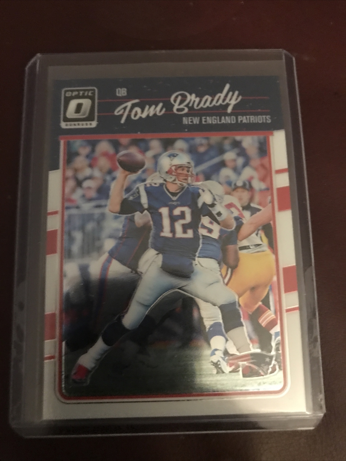 2016 Donruss Optic Tom Brady Mint Patriots
