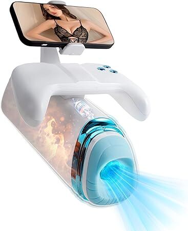 Elektrischer Masturbator Cup Sex Spielzeug für Männer mit 10 Vibration & Telesko