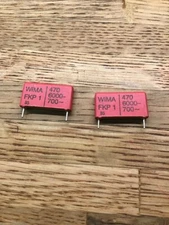 2pcs - WIMA FKP1 470P (470PF 0.47nF) 6000V 5% pich:22.5mm Capacitor