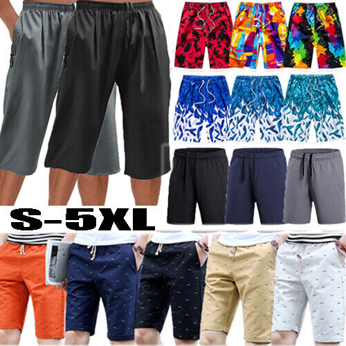 Men's Summer Swim Trunks Surf Shorts Swimwear Trunks Beach Casual Boxers Pants - Picture 2 of 36