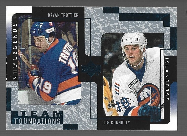 2000-01 Upper Deck NHL Legends Hockey Bryan Trottier T Connolly #88 Excellent **