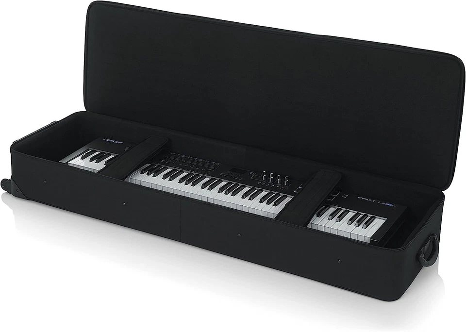 Gator Rolling Keyboard Case for 88 Note Keyboards and Electric Pianos (GK-88) - Image 2 of 4