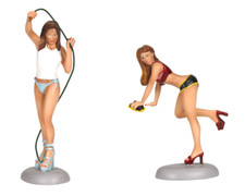 Fast Women 352 Bikini Car Wash - Rayna & Diane 1:18 - Set bestehend aus 2 Figure