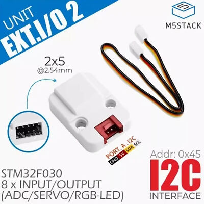 M5Stack EXT.IO2 IO expansion unit STM32F030 Digital input/output I2C