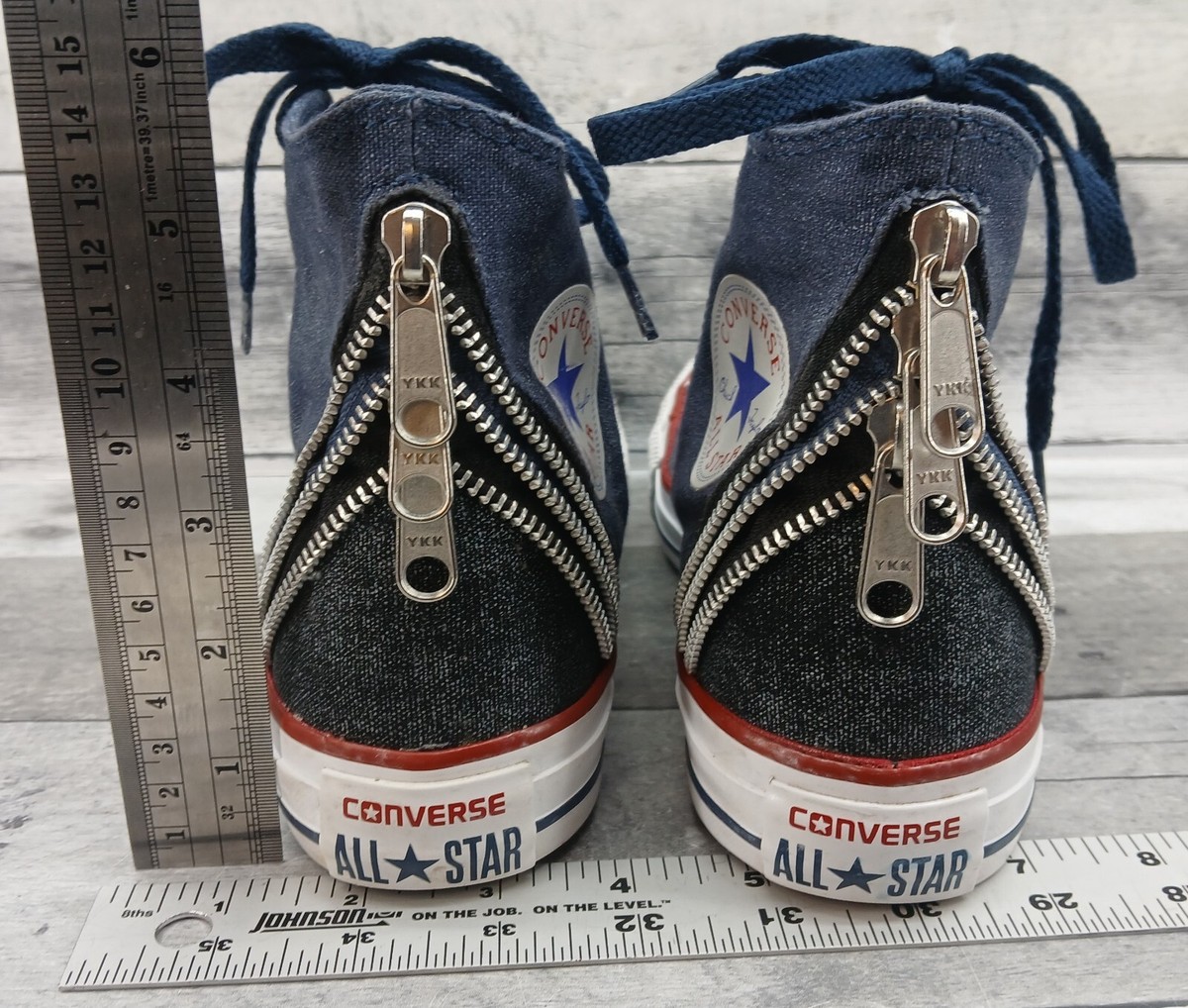 Size 7 - Converse Chuck Taylor Tri Zip High Navy W for sale online