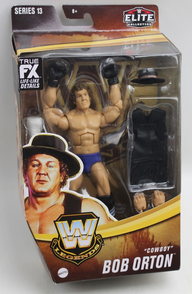 WWE Elite Collection Cowboy Bob Orton Wrestling Legend Action Figure