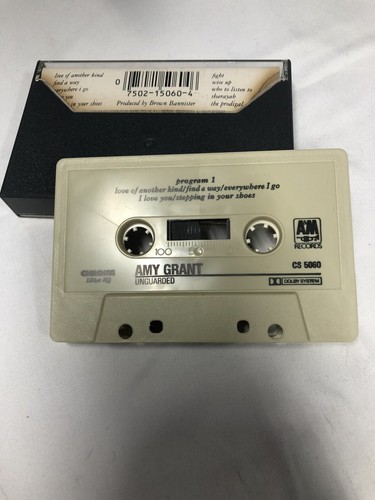 Amy Grant Unguarded Cassette 1985 - Picture 2 of 3