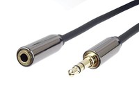 Premiumcord VerläNgerung Hq-Klinkenkabel 3,5Mm, Klinkenstecker 3,5Mm, Stereojack