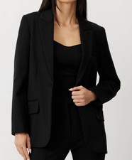 Grey/ven Prescott Blazer In Black - Size Xs
