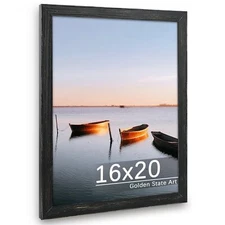 Picture Frame Wide Molding Solid Wood Poster Distressed Frame 16x20 16x24 18x24