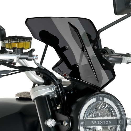 Bulle Puig Racing Fumée Foncée Pour Honda VFR800F (2014-2020) - Aérodynamique Améliorée, 3mm Acrylique