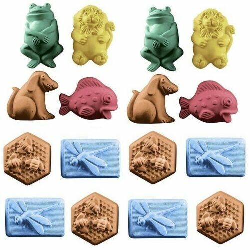 critters animals shells milky way soap mold 4 set lot diy craft soapmaking used