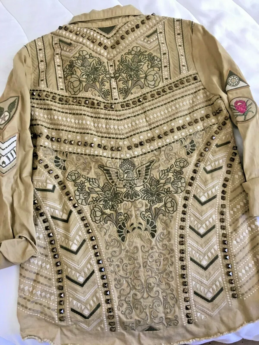 Spell & the Gypsy Collective Desert Wanderer Jacket (S, Taupe)