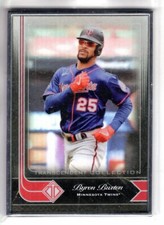 2021 Topps Transcendent Collection Icons BYRON BUXTON #7 SILVER FRAMED 95/95