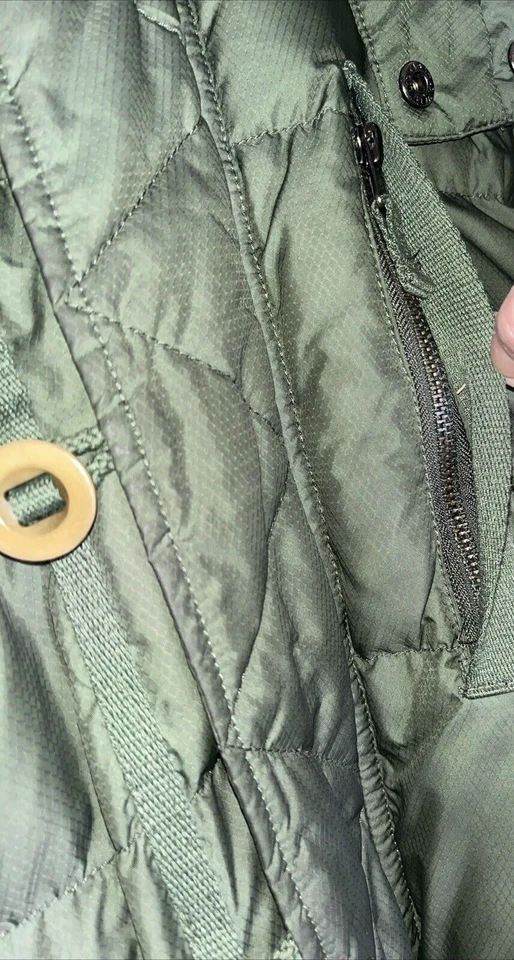 Chaqueta de Invierno Triple Five Soul Essentials con Piel Desmontable XL Mujer Verde/Salvia Foto 4 de 4