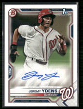 Jeremy Ydens 2021 Bowman Paper Prospect Auto