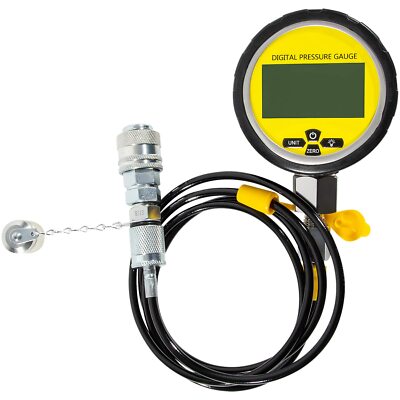 Digital Hydraulic Pressure Test Coupling Kit 10000PSI for Caterpillar, Case, ect