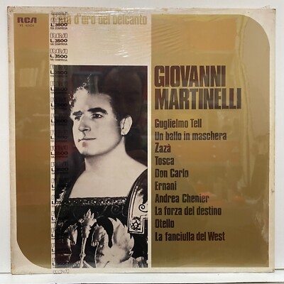 Giovanni Martinelli - Giovanni Martinelli; vinyl LP compilation [unplayed]