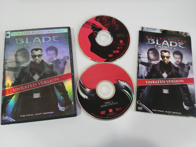 BLADE TRINITY 2 DVD Unrated Version WESLEY SNIPES Englisch Spanisch Region 1