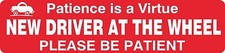 New Driver Magnet Please Be Patient Student Driver Drivers Ed #15 USA Made