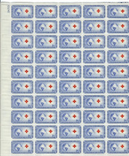 Scott #1016...3 Cent...Int. Red Cross...Sheet of 50