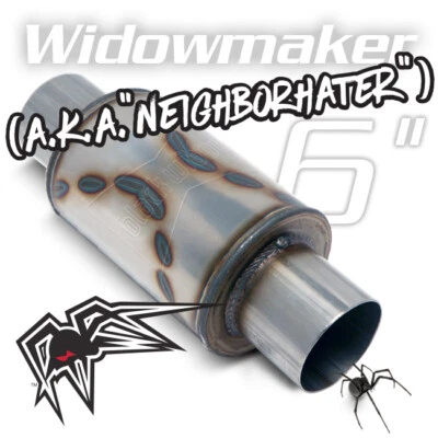 Black Widow Exhaust Muffler Widowmaker Neighborhater 2.5" - Bild 1 von 3