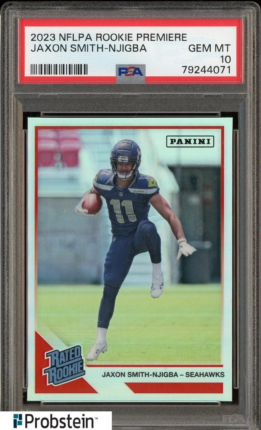 Jaxon Smith-Njigba Panini Nflpa Rookie Premiere Rated Rookies # Base