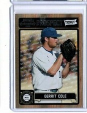 2011 Playoff Contenders Prospect Ticket RC Gerrit Cole #RT1 Artists Proof 4/49