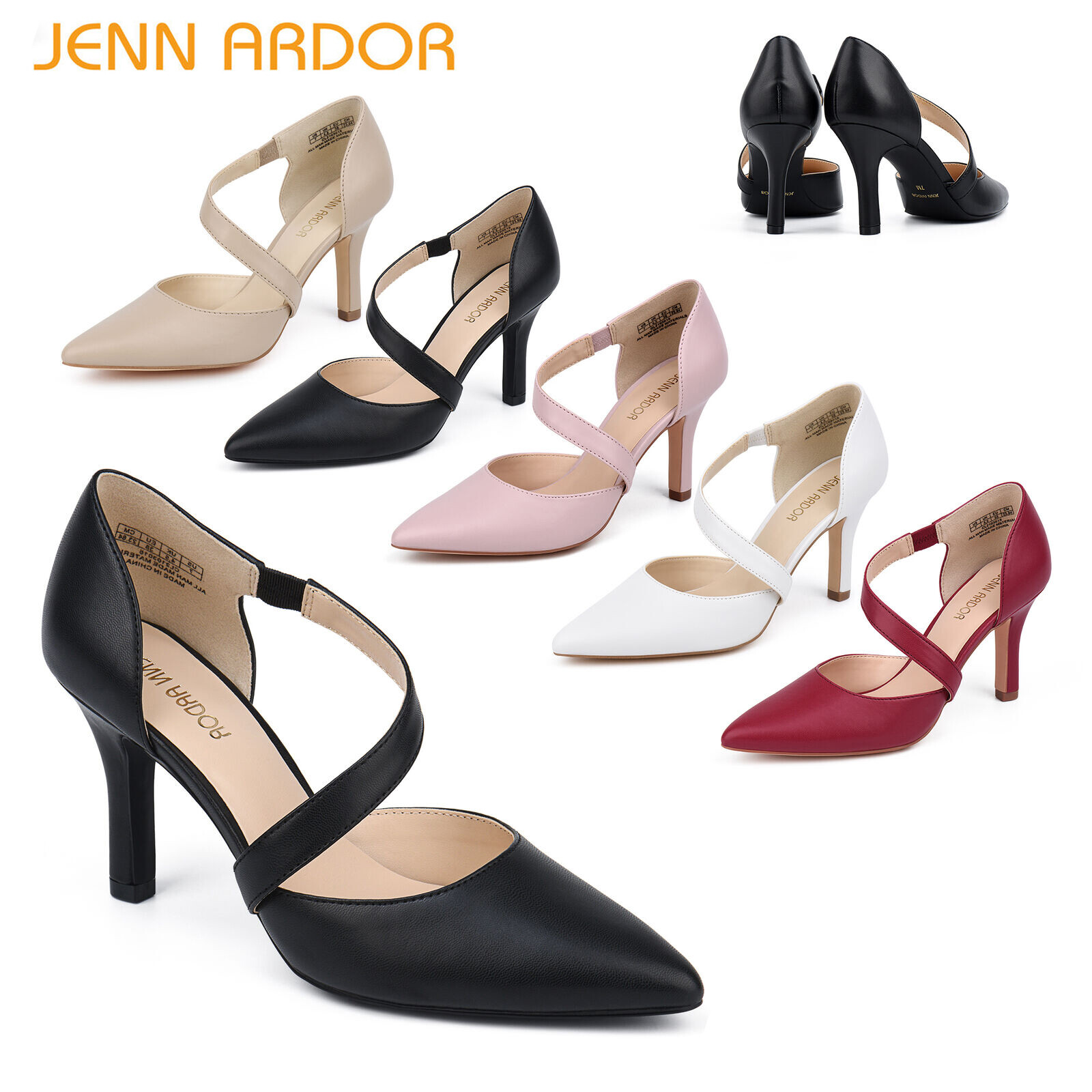 Womens Stilettos 3 Inch High Heel Pointed Toe Ankle Strap Party Dress Pump  Shoes | eBay