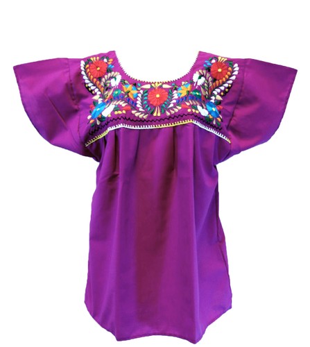 Blusa Mexicana Puebla Bordada a Mano Surtidos Tamaños y Colores S a 3XL - Imagen 20 de 40