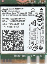 GETAC TF1-PCB INTEL 7265NGW WIRELESS-AC 7265 LAN  BT 4.2 M.2 PCIE CARD - NEW