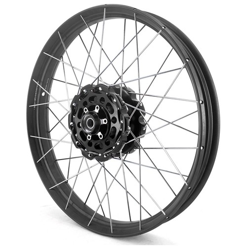 VMX 21/18 Tubeless Wheels for Honda CRF1100L Africa Twin 2020-2023 Black Rims - Picture 4 of 14