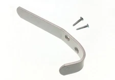 100 X Hat Coat Robe Hooks Single Matt SAA Aluminium With Screws 5 Inch Onestop