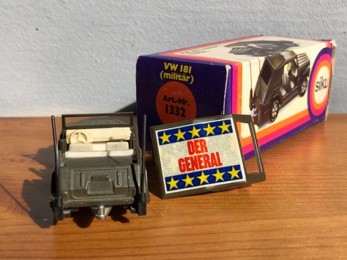 Siku 1332 VW 181 Kübel Military Der General Volkswagen The Thing - Imagen 10 de 15